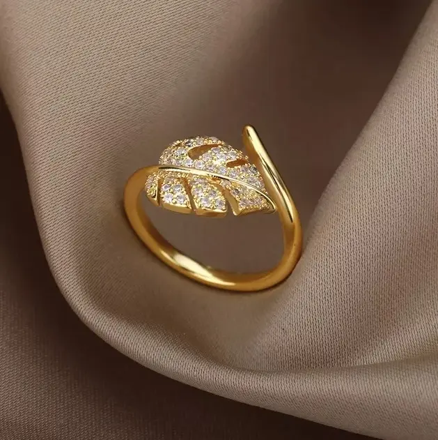 Bague feuille de césar