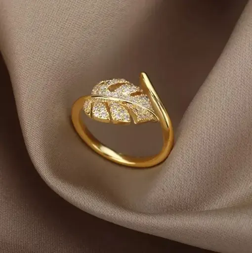 Bague feuille de césar