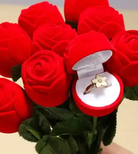 Boite à Bague Rose