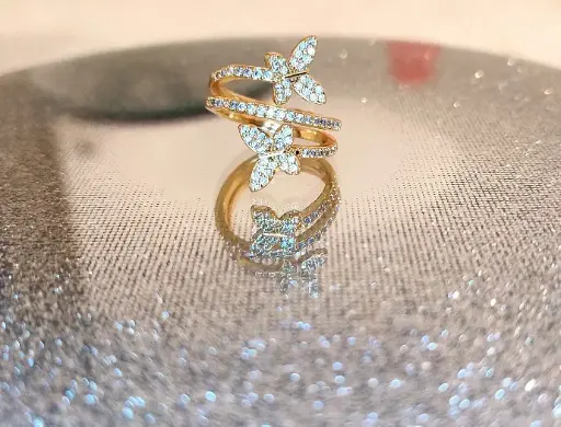 Bague Double Papillon