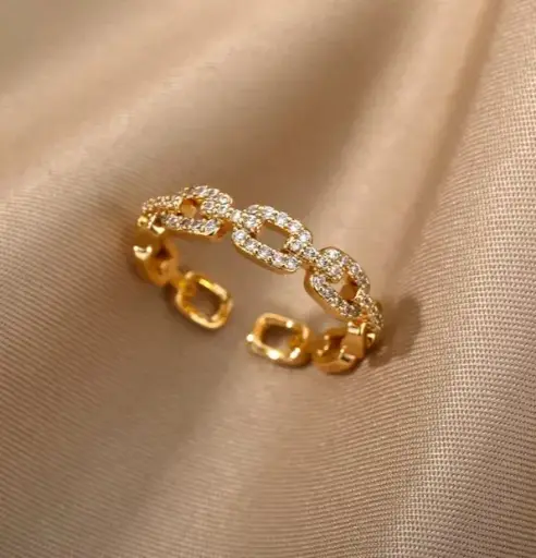 Bague chaîne